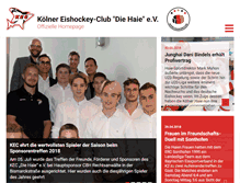 Tablet Screenshot of kec-diehaie-ev.de